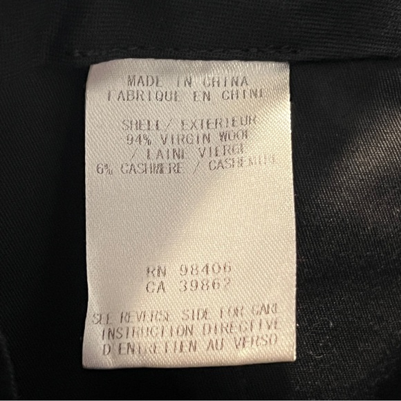 Theory Men’s Navy Virgin Wool Cashmere Dress Pants 34x31” Straight Leg - Picture 10 of 15